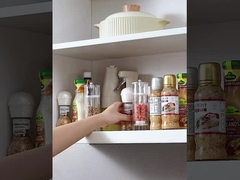 दो आकार की बड़ी क्षमता वाली बहुक्रियाशील घुमावदार भंडारण ट्रे