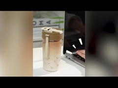 16oz/480ml 2 एक ढक्कन विकल्पों में जाल फिल्टर के साथ कोल्ड ब्रू कॉफी मेकर